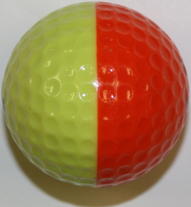 Lot Detail - Ping Half Orange and Half Neon Yellow Multicolored Golf ...