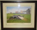 Graeme Baxter and Tiger Woods Signed British Open Print