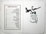Tommy Aaron Autographed Masters Scorecard- JSA