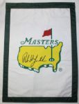 Phil Mickelson Autographed Garden Flag