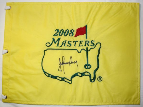 Trevor Immelman Autographed 2008 Masters Flag