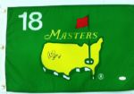 Craig Stadler signed Emerald Green 90s Masters flag JSA COA