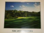 LOT OF 3: 2001 Masters Commemorative Poster-Tiger Woods 2nd Masters Win