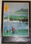 Tiger Woods Signed 2001 Pebble Beach National Pro-Am Poster
