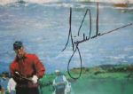 Tiger Woods Signed 2001 Pebble Beach National Pro-Am Poster