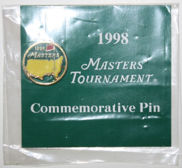 1998 Masters Tournament Commemorative Pin- In Original Plastic