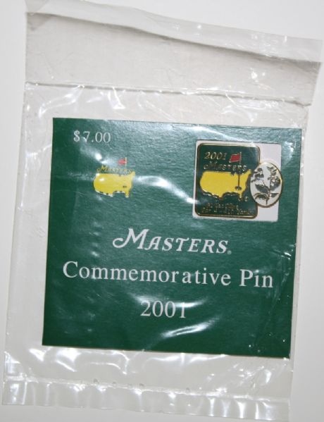 2001 Masters Tournament Commememorative Pin-First of 18 Pin Subset Depicting Holes at Course