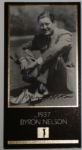 1937 Byron Nelson (D-06)Autographed Grand Slam Ventures Gold Foil Black and White Card