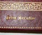 Felix Serafin's Personal 1947 Masters Tournament Players Gift- Scrapbook
