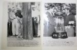 Lot (2) Sam Snead A. P. Wire Photos-49 Tam OShanter Iron Shot, 57 Dallas Open Trophy Shot