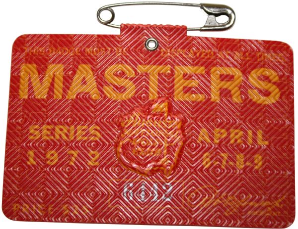 1972 Masters Badge
