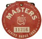 1963 Masters Badge-Jack Nicklaus First Masters Win