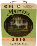 2010 Masters Badge-Phil Mickelsons 3rd Masters Win