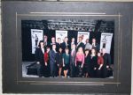 World Golf Hall of Famer George Bush Autographed First Tee Staff Photo