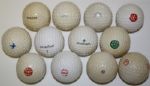 Lot of (12) Reproductions of Classic Golf Ball Designs