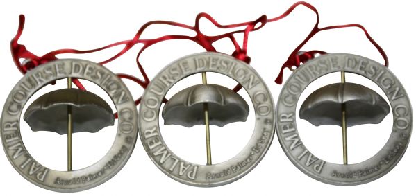 Lot of Three: Palmer Design Co. Umbrella Spinner Ornaments