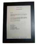 Framed George Bush Letter - January 2001 - Dear JD