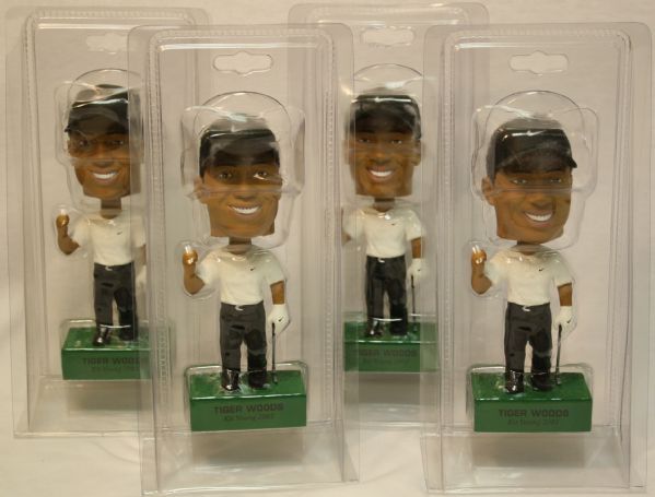 Tiger Woods White Bobble Figure - #138, 439, 445, and 433