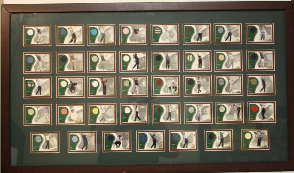 Framed Set of 2001 UDA Tour Threads - 39 Cards