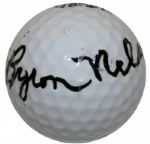 Byron Nelson Autographed Golf Ball
