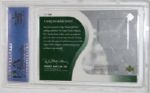 PSA 9.0 White Tiger Woods Swatch - 2001 Upper Deck Tour Threads