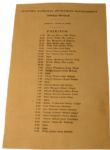 1936 Augusta National Invitation Tournament Program/Pairings Sheet ONLY ONE KNOWN!