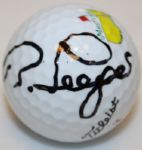 Bernhard Langer Autographed Masters Logo Golf Ball