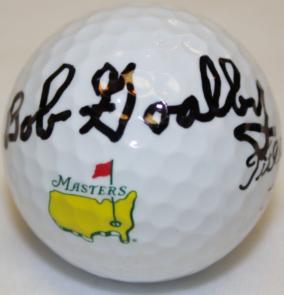 Bob Goalby Autographed Masters Logo Golf Ball