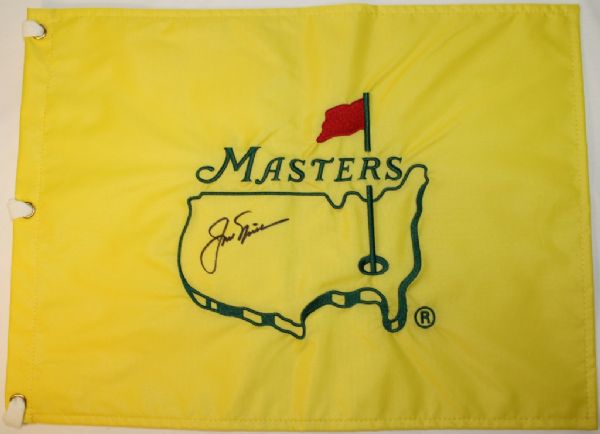 Jack Nicklaus Autographed Undated Masters Flag