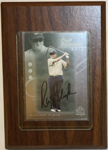 Ray Floyd Autographed SP Authentic Card