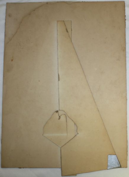 Click to enlarge 1963 Masters Final Round Final Scores Display Card - Nicklaus Victory RARE!