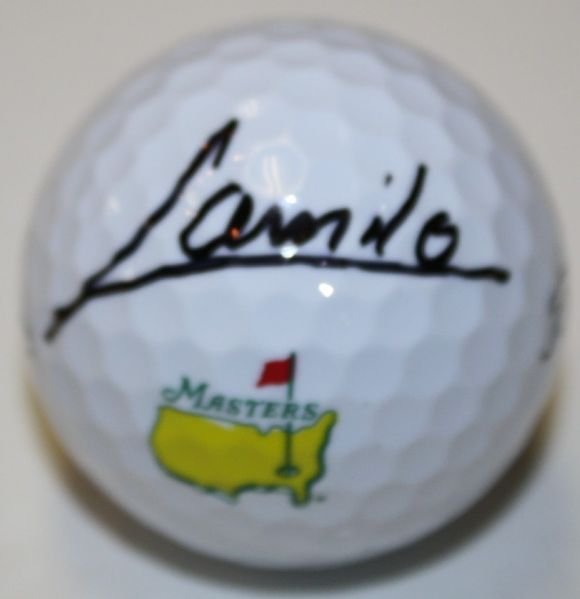 Camillo Villegas Autographed Masters Logo Golf Ball
