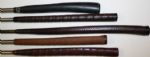 Lot of Five Collectible Putters: Wilson 8803, Wilson Arnold Palmer, Wright & Ditson Cushin Putter, Spalding Cushin Putter, Bullseye John Reuters JR Patent Pending 