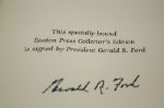 Gerald Ford Hand Signed 'A Time To Heal' Limited Edition
