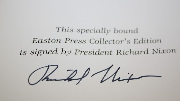 Richard Nixon Hand Signed 'The Memoirs of Richard Nixon' Limited Edition
