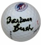 Barbara Bush Autographed Golf Ball