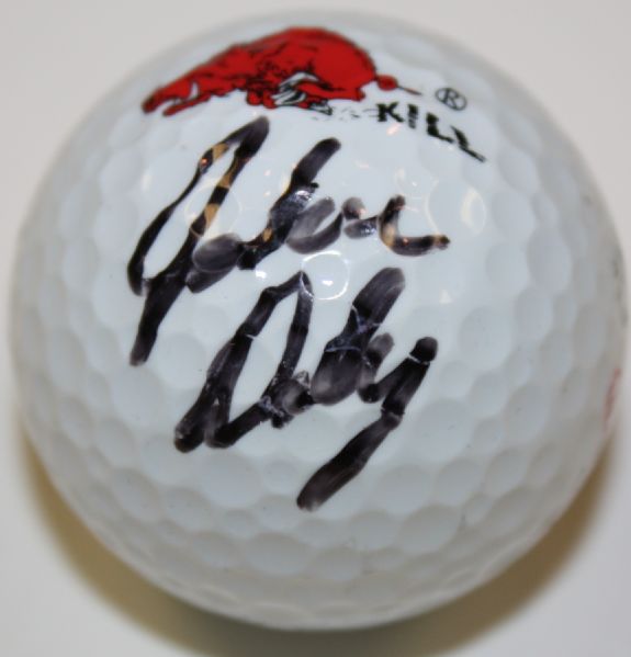 John Daly Autographed Razorback Golf Ball