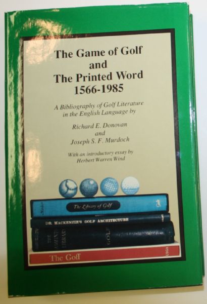 The Game of Golf and The Printed Word - Signed by Murdoch