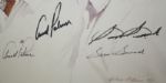 14L X 20 1/2W Golf Print Signed by Arnold Palmer, Sam Snead, and Byron Nelson