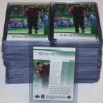 Lot of 100 2001 Upper Deck Tiger Woods Golf Cards - Not Graded and Not Cased - Group 22