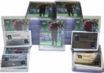 Lot of 106 2001 Upper Deck Tiger Woods Golf Cards - Graded and Not Graded - Group 24