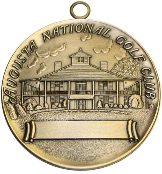 Augusta National Members Bronze Bag Tag Rare!
