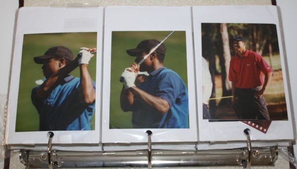 Lot of 204 Original Photos of PGA Golfers with Negatives and Rights 