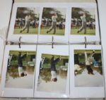 Lot of 204 Original Photos of PGA Golfers with Negatives and Rights 