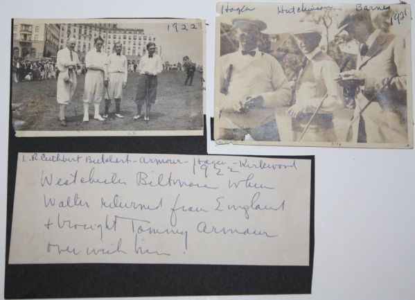 Walter Hagen Photo from 1921 British Open