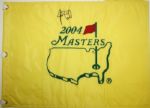 Lot of 4 Signed Masters Pin Flags - Duval, Leonard, Kim, and Dimarco