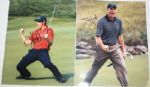 Lot of 4 Ryder Cup Signed 8x10 Photos including Perry, Furyk, Leonard, and Weekley