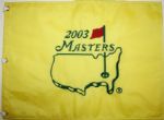 2003 Masters Pin Flag - Mike Weir Winner