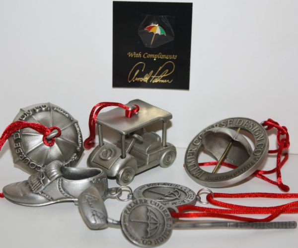 Variety of Arnold Palmer Company Ornament Items