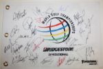 Tiger Woods Multi Signed WGC Flag  LOADED with Stars